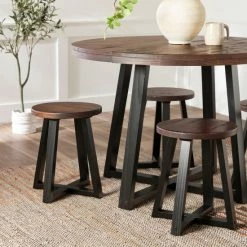 Budget 🥰 Middlebrook Designs Middlebrook Rustic Solid Distressed Wood 5-Piece Dining Set Grey/black 🎉 -Middlebrook Sales unnamed file 4674