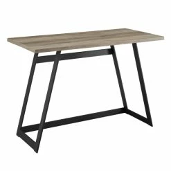 Buy 😍 Middlebrook Designs Middlebrook Kenyon 42-inch Metal Wrap Writing Desk Grey Wash 🎁 -Middlebrook Sales unnamed file 4748