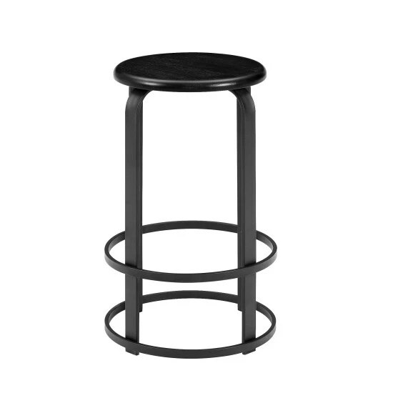 Cheapest โญ Middlebrook Designs Middlebrook Modern Industrial Curved Metal And Wood Counter Stool Dark Coffee/black ๐ 6 Cheapest โญ Middlebrook Designs Middlebrook Modern Industrial Curved Metal And Wood Counter Stool Dark Coffee/black ๐ - Image 4