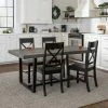 Coupon 🎉 Middlebrook Designs Middlebrook Solid Wood 5-Piece Dining Set With X-Back Chairs Grey 🎁