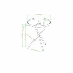 Cheap 🧨 Middlebrook Designs Middlebrook Minimal Faux Marble Gallery-Top Round Side Table 🧨 -Middlebrook Sales unnamed file 4829