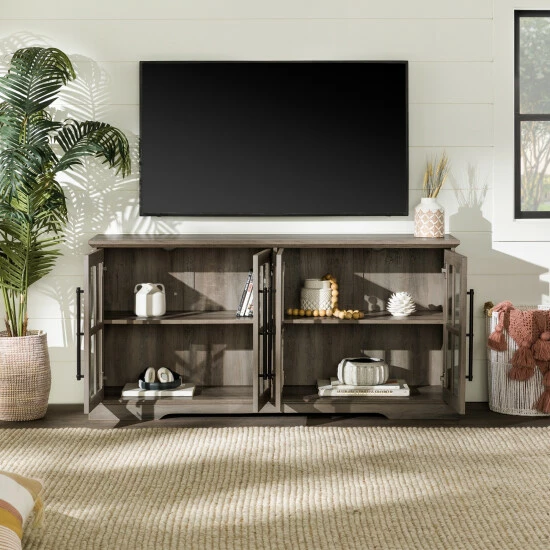 Best Sale โ Middlebrook Designs Middlebrook 58-inch Rustic 4-Door TV Console Brushed White / Rustic Oak ๐ 6 Best Sale โ Middlebrook Designs Middlebrook 58-inch Rustic 4-Door TV Console Brushed White / Rustic Oak ๐ - Image 4