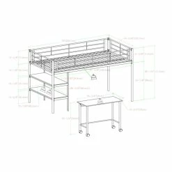 Budget ๐ Middlebrook Designs Middlebrook Abner Black Twin Low Loft Bed With Desk And Shelves ๐งจ 17 Budget ๐ Middlebrook Designs Middlebrook Abner Black Twin Low Loft Bed With Desk And Shelves ๐งจ -Middlebrook Sales unnamed file 4901