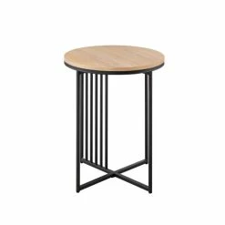 Discount 🧨 Middlebrook Designs Middlebrook Metal-Slat Round Side Table Coastal Oak/white 🔥 -Middlebrook Sales unnamed file 4920