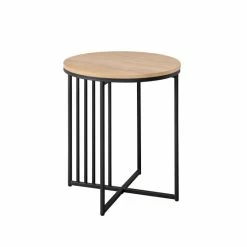 Discount 🧨 Middlebrook Designs Middlebrook Metal-Slat Round Side Table Coastal Oak/white 🔥 -Middlebrook Sales unnamed file 4921