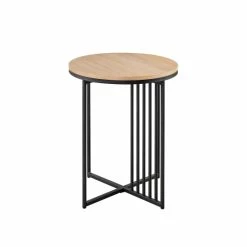 Discount 🧨 Middlebrook Designs Middlebrook Metal-Slat Round Side Table Coastal Oak/white 🔥 -Middlebrook Sales unnamed file 4922