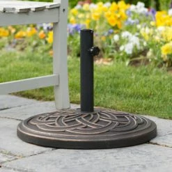 Buy 👏 Middlebrook Designs Middlebrook Round Circle Weave Outdoor Umbrella Base 😍