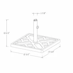 Buy 💯 Middlebrook Designs Middlebrook Square Block Outdoor Umbrella Base 🛒 -Middlebrook Sales unnamed file 5007