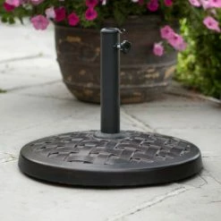 Middlebrook Sales 16 Deals โ Middlebrook Designs Middlebrook Round Basket Weave Outdoor Umbrella Base ๐