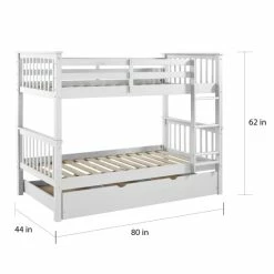 Promo 🧨 Middlebrook Designs Middlebrook Solid Wood Mission Twin Size Bunk Bed With Trundle 🔥 -Middlebrook Sales unnamed file 5072