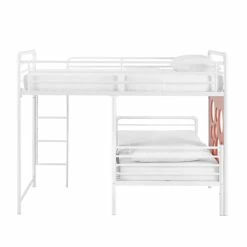 Best Sale 🧨 Middlebrook Designs Modern Cutout L-Shaped Twin Bunk Bed Cool Grey/white 😀 -Middlebrook Sales unnamed file 5079