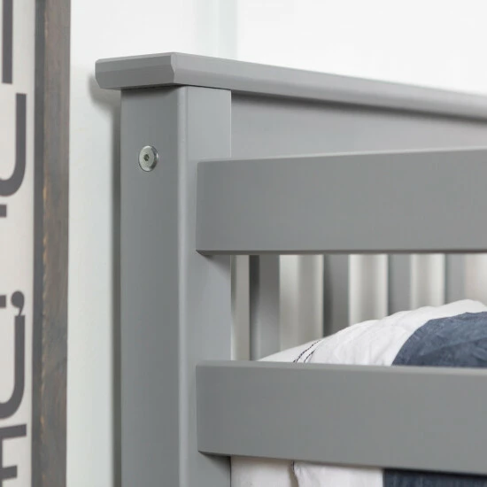 Flash Sale ๐ Middlebrook Designs Middlebrook Solid Wood Mission Twin Size Bunk Bed With Trundle Grey ๐ 7 Flash Sale ๐ Middlebrook Designs Middlebrook Solid Wood Mission Twin Size Bunk Bed With Trundle Grey ๐ - Image 5