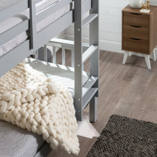 Flash Sale ๐ Middlebrook Designs Middlebrook Solid Wood Mission Twin Size Bunk Bed With Trundle Grey ๐ 9 Flash Sale ๐ Middlebrook Designs Middlebrook Solid Wood Mission Twin Size Bunk Bed With Trundle Grey ๐ - Image 7