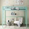 Discount 🌟 Middlebrook Designs Middlebrook Browning Mint Metal Modern Twin Loft Bed ⌛