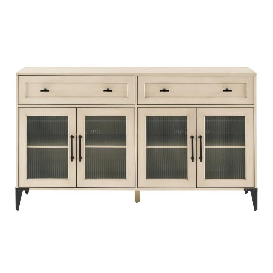 Top 10 ๐ Middlebrook Designs Middlebrook 58-inch 2-Drawer, Fluted Glass Door Sideboard Dark Brown Oak ๐ 7 Top 10 ๐ Middlebrook Designs Middlebrook 58-inch 2-Drawer, Fluted Glass Door Sideboard Dark Brown Oak ๐ - Image 5