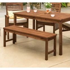Best Sale ✔️ Middlebrook Designs Middlebrook Surfside 53-inch Acacia Wood Outdoor Bench Dark Brown 🎁 -Middlebrook Sales unnamed file 540