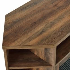 Discount 🥰 Middlebrook Designs Middlebrook Kujawa 48-inch Mesh Door Corner TV Console Dark Walnut 😍 -Middlebrook Sales unnamed file 551