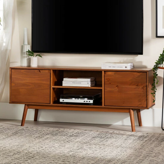 Best reviews of 🥰 Middlebrook Designs Middlebrook 58-inch Mid-Century Solid Wood TV Console Walnut 🥰 4 Best reviews of 🥰 Middlebrook Designs Middlebrook 58-inch Mid-Century Solid Wood TV Console Walnut 🥰 - Image 2