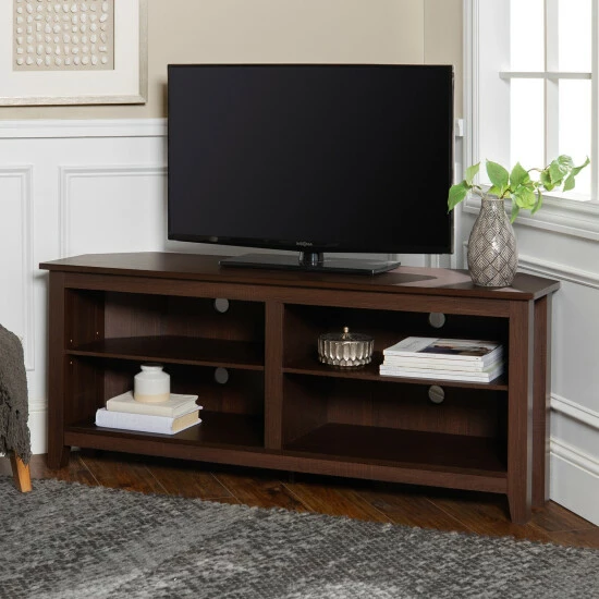 Brand new ๐งจ Middlebrook Designs Middlebrook Ogden 58-inch Corner TV Stand Console Rustic Oak ๐ 3 Brand new ๐งจ Middlebrook Designs Middlebrook Ogden 58-inch Corner TV Stand Console Rustic Oak ๐