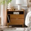Buy 👍 Middlebrook Designs Middlebrook Modern Gallery Top Solid Wood Nightstand White ✔️ -Middlebrook Sales unnamed file 584