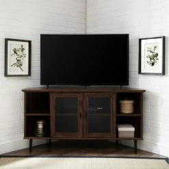 Promo 🤩 Middlebrook Designs Middlebrook 48-inch Glass Door Corner TV Console Dark Walnut 🎉 -Middlebrook Sales unnamed file 601