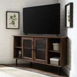 Promo 🤩 Middlebrook Designs Middlebrook 48-inch Glass Door Corner TV Console Dark Walnut 🎉 -Middlebrook Sales unnamed file 602
