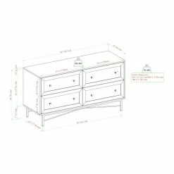 Top 10 ๐ Middlebrook Designs 4-Drawer Gold Base ๐ Dresser White Poplar / Dark Walnut ๐ 17 Top 10 ๐ Middlebrook Designs 4-Drawer Gold Base ๐ Dresser White Poplar / Dark Walnut ๐ -Middlebrook Sales unnamed file 615