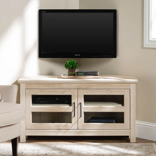 Coupon ✨ Middlebrook Designs Middlebrook Bow Valley 44-inch Corner TV Stand Rustic Oak ✔️ 4 Coupon ✨ Middlebrook Designs Middlebrook Bow Valley 44-inch Corner TV Stand Rustic Oak ✔️ - Image 2