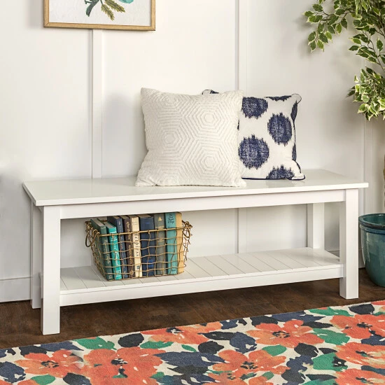 Best reviews of ๐ฅ Middlebrook Designs Middlebrook 50-inch Entryway Bench With Slatted Shelf White ๐ 4 Best reviews of ๐ฅ Middlebrook Designs Middlebrook 50-inch Entryway Bench With Slatted Shelf White ๐ - Image 2
