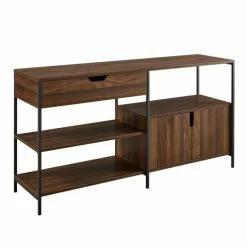Cheap 👍 Middlebrook Designs Middlebrook 58-inch Open Shelving Sideboard Dark Walnut 😍 -Middlebrook Sales unnamed file 684