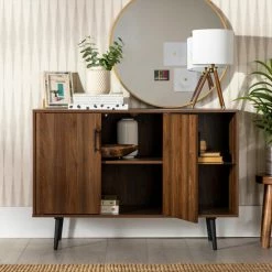 Hot Sale 🤩 Middlebrook Designs Middlebrook Saltor Mid-Century Buffet Console Dark Walnut 😍 -Middlebrook Sales unnamed file 690