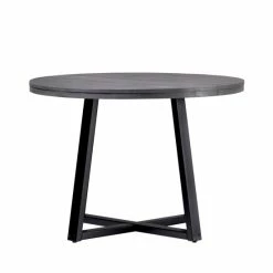 Coupon 😀 Middlebrook Designs Distressed Solid Wood Round Dining Table Mahogany/black 😉