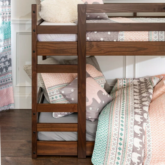 Budget ⌛ Middlebrook Designs Middlebrook Browning Solid Wood Twin Size Low Bunk Bed Grey ✔️ 5 Budget ⌛ Middlebrook Designs Middlebrook Browning Solid Wood Twin Size Low Bunk Bed Grey ✔️ - Image 3