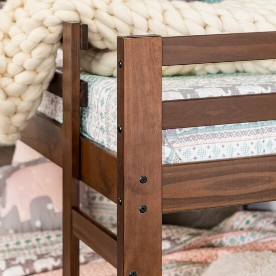 Budget ⌛ Middlebrook Designs Middlebrook Browning Solid Wood Twin Size Low Bunk Bed Grey ✔️ 7 Budget ⌛ Middlebrook Designs Middlebrook Browning Solid Wood Twin Size Low Bunk Bed Grey ✔️ - Image 5