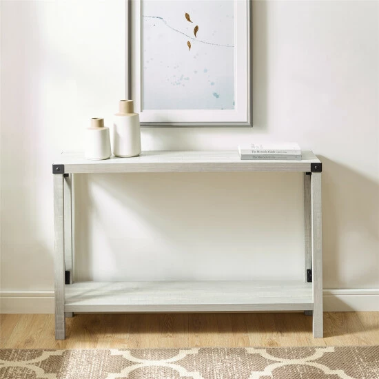 Budget ❤️ Middlebrook Designs Kujawa 46-inch Wide X-frame Farmhouse Entry Table Dark Walnut ⭐ 5 Budget ❤️ Middlebrook Designs Kujawa 46-inch Wide X-frame Farmhouse Entry Table Dark Walnut ⭐ - Image 3