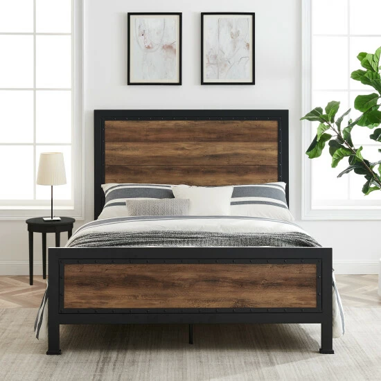 Hot Sale ๐คฉ Middlebrook Designs Middlebrook Santos Rustic Metal Queen Panel Bed Grey Wash ๐คฉ 3 Hot Sale ๐คฉ Middlebrook Designs Middlebrook Santos Rustic Metal Queen Panel Bed Grey Wash ๐คฉ