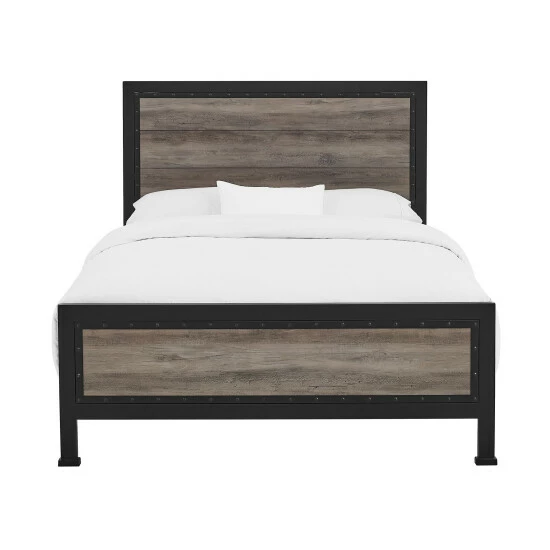 Hot Sale ๐คฉ Middlebrook Designs Middlebrook Santos Rustic Metal Queen Panel Bed Grey Wash ๐คฉ 6 Hot Sale ๐คฉ Middlebrook Designs Middlebrook Santos Rustic Metal Queen Panel Bed Grey Wash ๐คฉ - Image 4