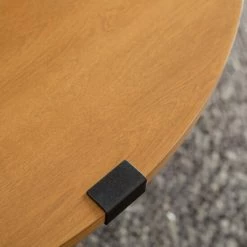 Discount 🥰 Middlebrook Designs Middlebrook Kenyon Round Metal Wrap Dining Table Dark Walnut 😉 -Middlebrook Sales unnamed file 756