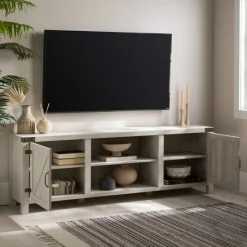 Best Sale 🎁 Middlebrook Designs Middlebrook Firebranch 70-inch Barn Door TV Console Rustic Oak ✔️ -Middlebrook Sales unnamed file 776