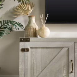 Best Sale 🎁 Middlebrook Designs Middlebrook Firebranch 70-inch Barn Door TV Console Rustic Oak ✔️ -Middlebrook Sales unnamed file 778