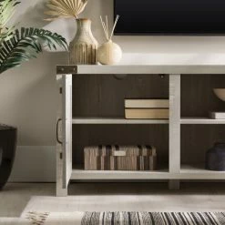 Best Sale 🎁 Middlebrook Designs Middlebrook Firebranch 70-inch Barn Door TV Console Rustic Oak ✔️ -Middlebrook Sales unnamed file 779