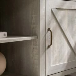 Best Sale 🎁 Middlebrook Designs Middlebrook Firebranch 70-inch Barn Door TV Console Rustic Oak ✔️ -Middlebrook Sales unnamed file 780