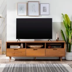 Middlebrook Sales 32 Best reviews of ๐ Middlebrook Designs Middlebrook Alby 70-inch Mid-Century Solid Wood TV Console Walnut ๐ฅฐ