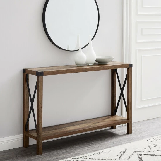 Budget ❤️ Middlebrook Designs Kujawa 46-inch Wide X-frame Farmhouse Entry Table Dark Walnut ⭐ 10 Budget ❤️ Middlebrook Designs Kujawa 46-inch Wide X-frame Farmhouse Entry Table Dark Walnut ⭐ - Image 8