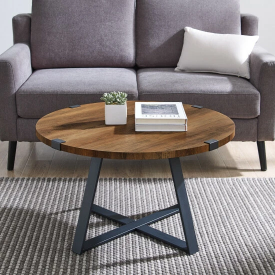 Best Pirce ๐ Middlebrook Designs Barnett Round Metal Wrap Coffee Table Slate Grey ๐ 4 Best Pirce ๐ Middlebrook Designs Barnett Round Metal Wrap Coffee Table Slate Grey ๐ - Image 2