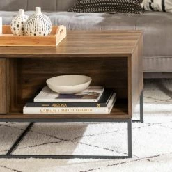Flash Sale 🔔 Middlebrook Designs Middlebrook Hilla 42-inch Slat Door Coffee Table Dark Walnut 🔔 -Middlebrook Sales unnamed file 818