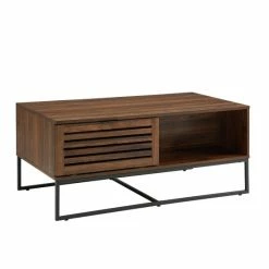Flash Sale 🔔 Middlebrook Designs Middlebrook Hilla 42-inch Slat Door Coffee Table Dark Walnut 🔔 -Middlebrook Sales unnamed file 820