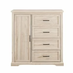 Buy 💯 Middlebrook Designs Middlebrook Groove Door 4-Drawer Wardrobe Armoire Dark Walnut 🌟 -Middlebrook Sales unnamed file 833