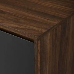 Budget 😉 Middlebrook Designs Middlebrook Record Player Accent Cabinet Dark Walnut / Black ✔️ -Middlebrook Sales unnamed file 843