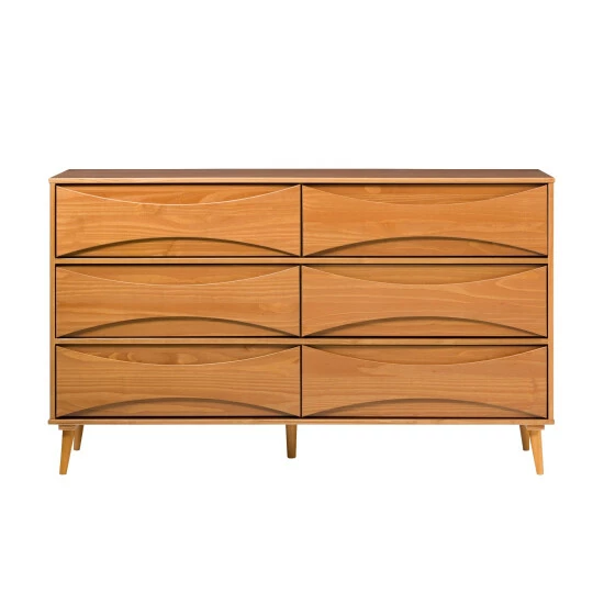 Discount ๐ Middlebrook Designs Mid-Century 6-Drawer Solid Wood ๐ Dresser Walnut โ๏ธ 3 Discount ๐ Middlebrook Designs Mid-Century 6-Drawer Solid Wood ๐ Dresser Walnut โ๏ธ